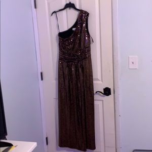 Calvin Klein Brown cocktail dress